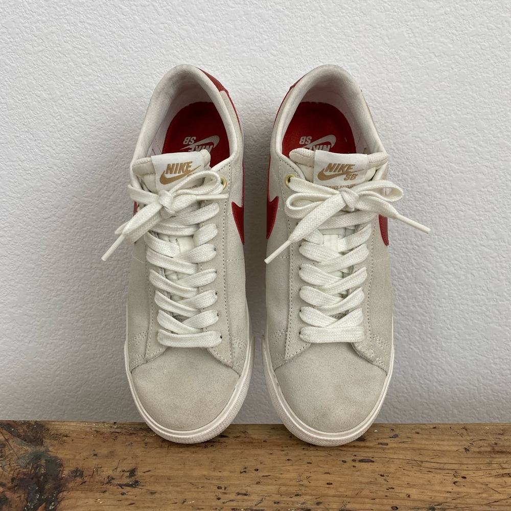 Nike Blazer SB Low GT 'White University Red'